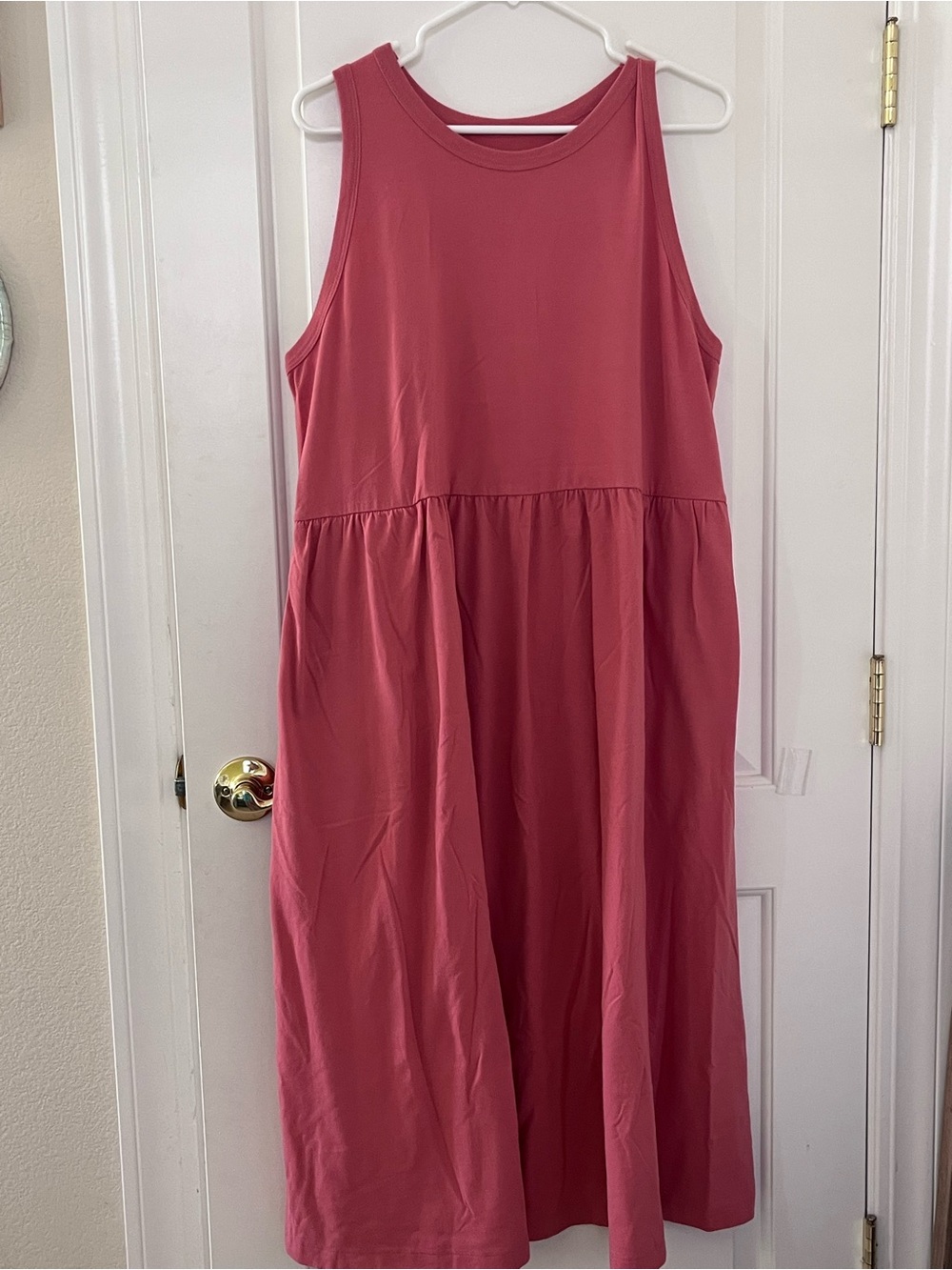 A New Day Sleeveless coral tank top style Maxi Dress XXL - Picture 2 of 5